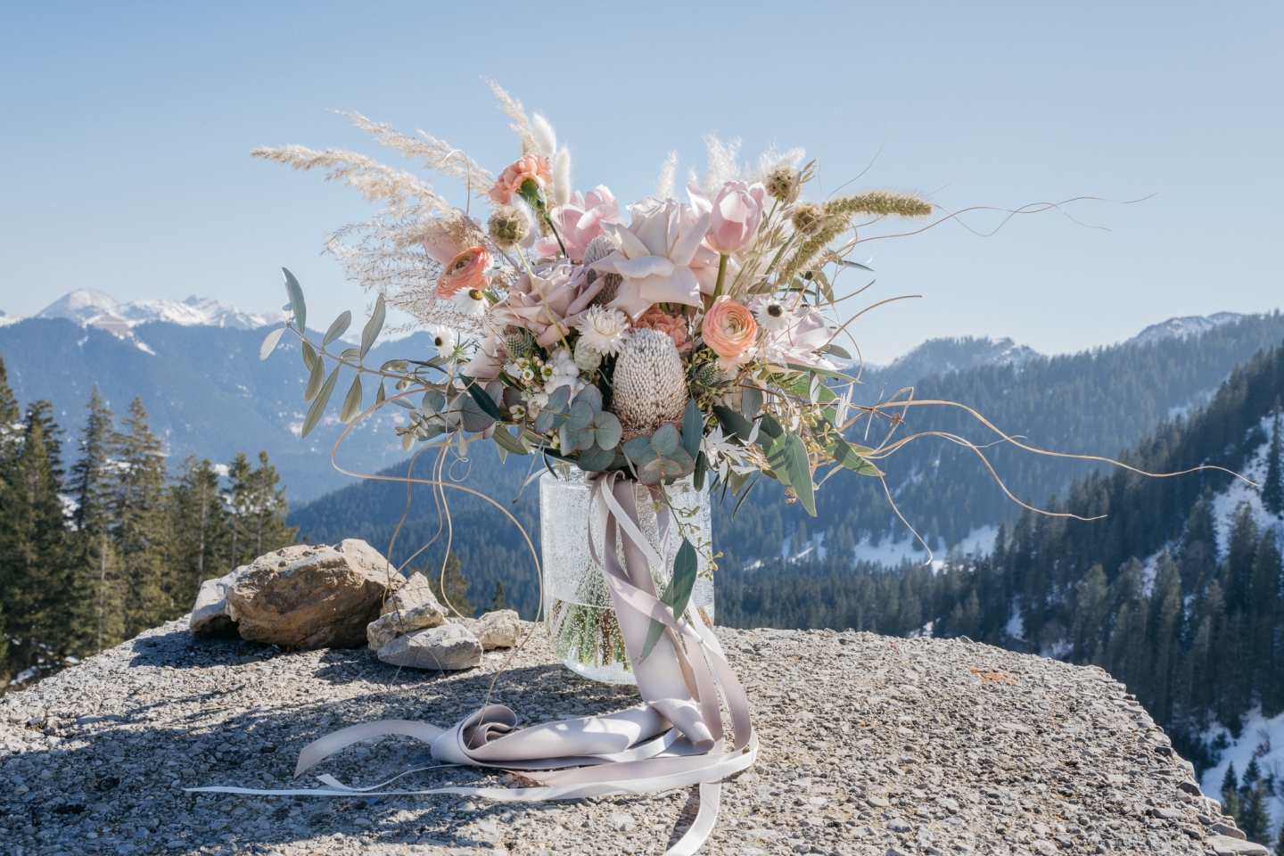 Hochzeitsfotografin München - Freie Trauung - Berghochzeit